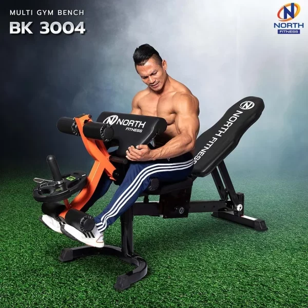 ม้าปรับระดับ North Fitness รุ่น BK3004 MULTI GYM BENCH - เล่นได้ยืดหยุ่น ปรับได้หลายระดับ - Image 2