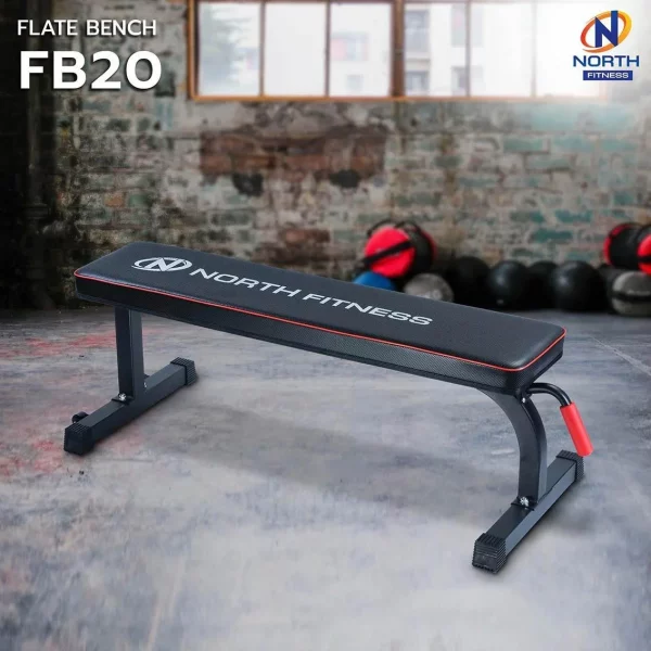 ม้าราบ North Fitness รุ่น FB20 - โครงสร้างเหล็ก เบาะนุ่ม - Image 4