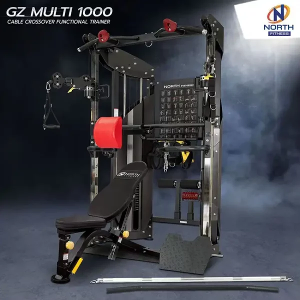 เคเบิ้ลครอส North Fitness รุ่น GZ MULTI 1000 - โครงสร้างเหล็ก ครบทุกฟังก์ชั่น - Image 14