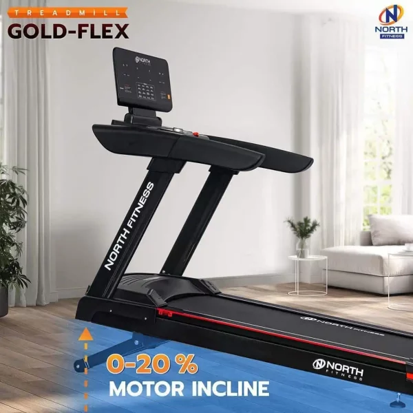 ลู่วิ่งไฟฟ้า North Fitness รุ่น GOLD-FLEX - วิ่งนุ่ม รับแรงกระแทกดี - Image 4
