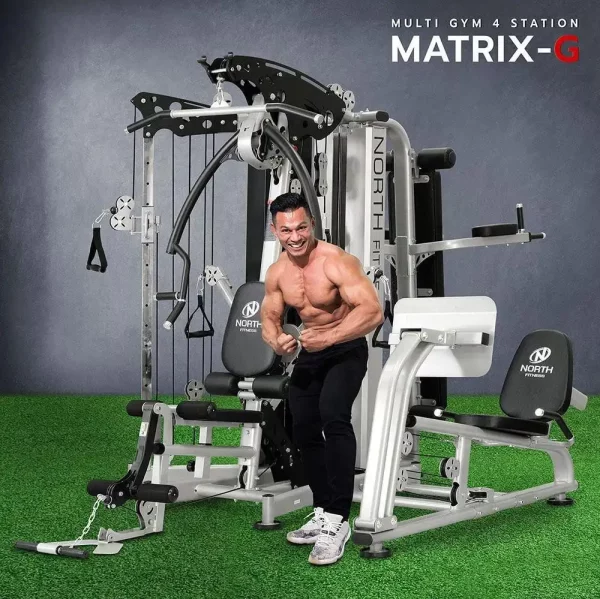 ชุดยิม 4 สถานี North Fitness รุ่น MATRIX-G - โครงสร้างเหล็ก ฟังก์ชั่นจัดเต็ม - Image 4