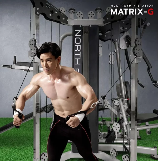 ชุดยิม 4 สถานี North Fitness รุ่น MATRIX-G - โครงสร้างเหล็ก ฟังก์ชั่นจัดเต็ม - Image 3