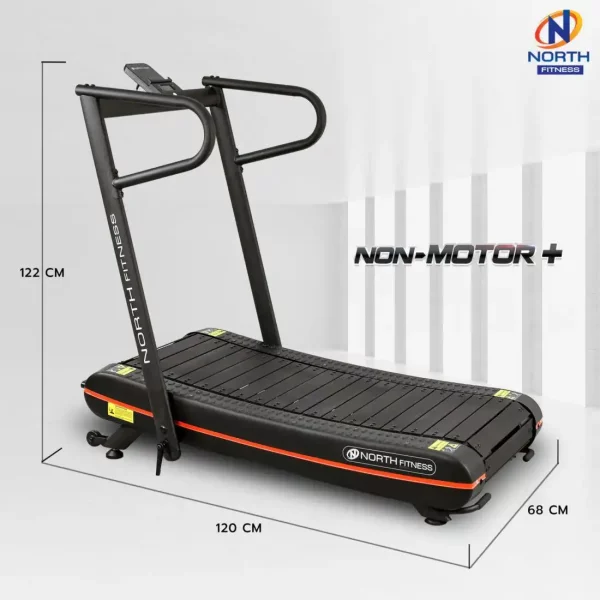 ลู่วิ่งไม่ใช้ไฟฟ้า North Fitness รุ่น Non Motor Plus - พับเก็บได้ ไม่ใช้มอเตอร์ ประหยัดไฟ - Image 2