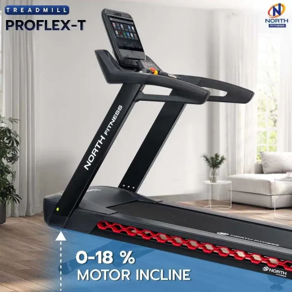 ลู่วิ่งไฟฟ้า North Fitness รุ่น Pro-Flex T - ฟังก์ชั่นครบ หน้าจอสัมผัส Android - Image 10