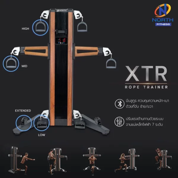 เคเบิ้ลครอส North Fitness รุ่น XTR Rope Trainer - ดีไซต์สวย คุณภาพสูง - Image 4