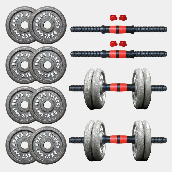ดัมเบลโลหะ Dumbbell 20 Kg. - ปรับน้ำหนักได้