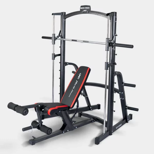 เครื่องออกกำลังกาย Smith Machine North Fitness รุ่น SM24 - โครงสร้างเหล็ก ไม่โครงเครง ปลอดภัย