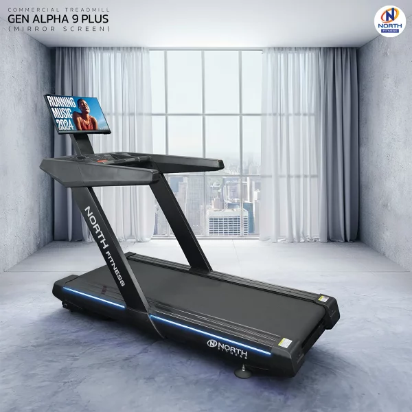 ลู่วิ่งไฟฟ้า North Fitness รุ่น GEN ALPHA 9 PLUS - หมุนจอได้ 90 องศา จัดเต็มทุกฟังก์ชั่น - Image 2
