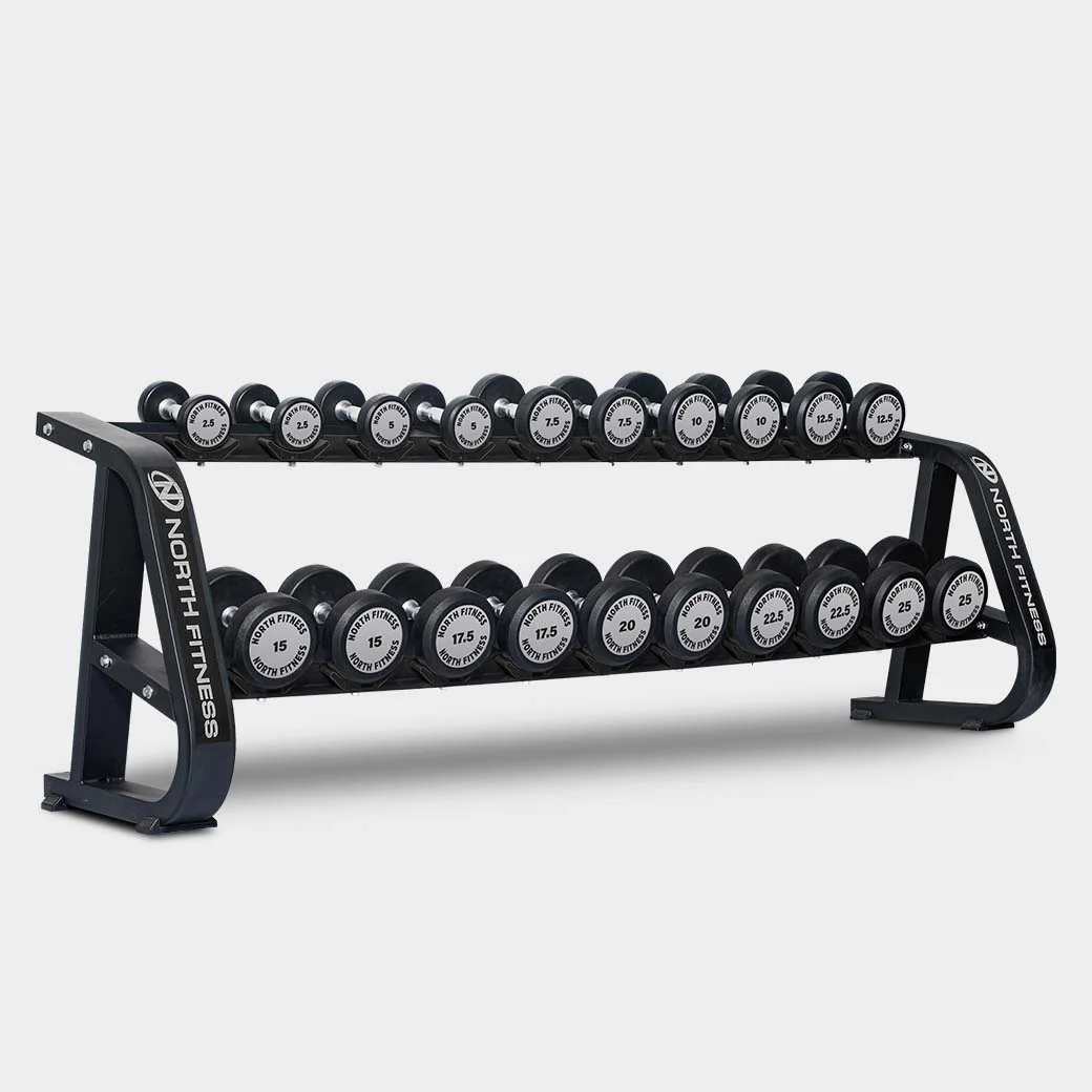 ดัมเบลหุ้มยาง North Fitness รุ่น SKG10 - รุ่นใหม่ แข็งแรง กันลื่นกันสนิม