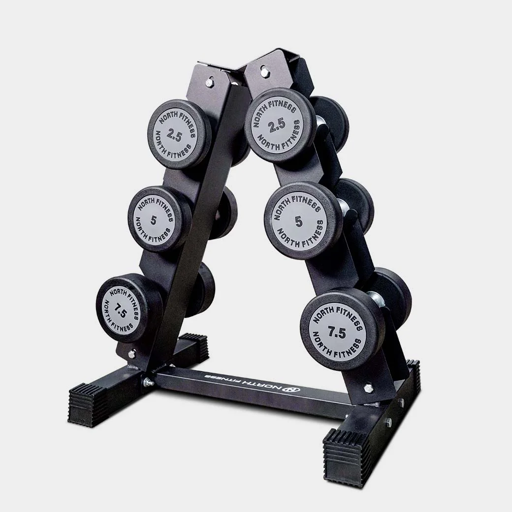 ดัมเบลหุ้มยาง North Fitness รุ่น SKG3 - รุ่นใหม่ แข็งแรง กันลื่นกันสนิม