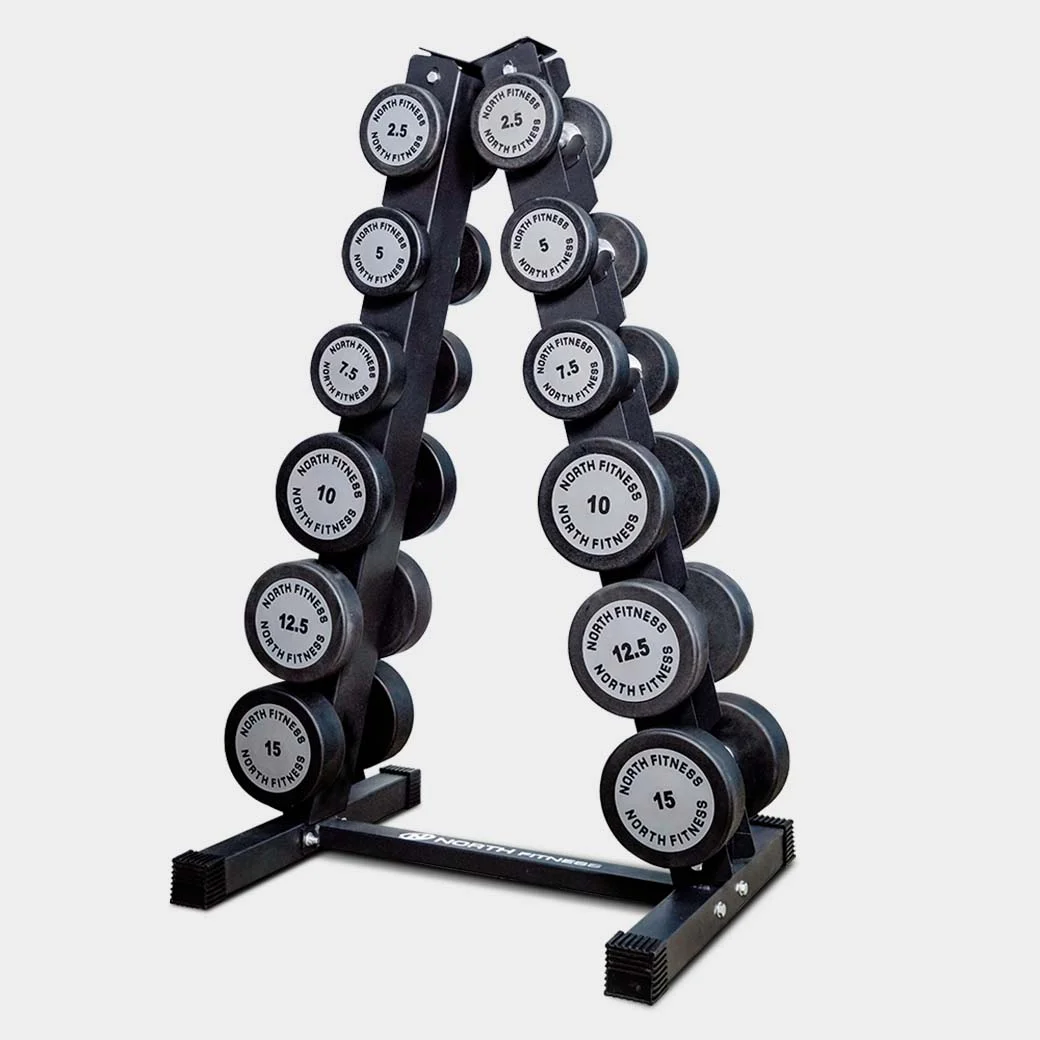 ดัมเบลหุ้มยาง North Fitness รุ่น SKG6A - รุ่นใหม่ แข็งแรง กันลื่นกันสนิม